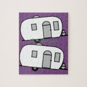 Vintager klassischer Wohnwagen Puzzle (Vertikal)