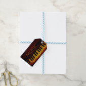 Vintager Klaviergeschenk-Tag Geschenkanhänger (Mit Garn)