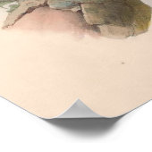 Vintager Kleiner Vogelgeflügel GC Poster (Ecke)