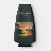 Vintager Klettersteig, grünrot Flaschenkühler (Vorderseite)