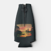 Vintager Klettersteig, grünrot Flaschenkühler (Rückseite)