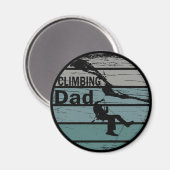 Vintager Klettervater Magnet (Vorderseite/Rückseite)