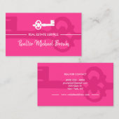 Vintager knackiger Knopf Real Anwesen Visitenkarte (Vorne/Hinten)