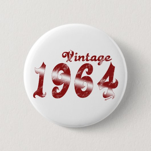 Vintager Knopf 1964 Button (Vorderseite)