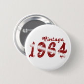 Vintager Knopf 1964 Button (Vorne & Hinten)