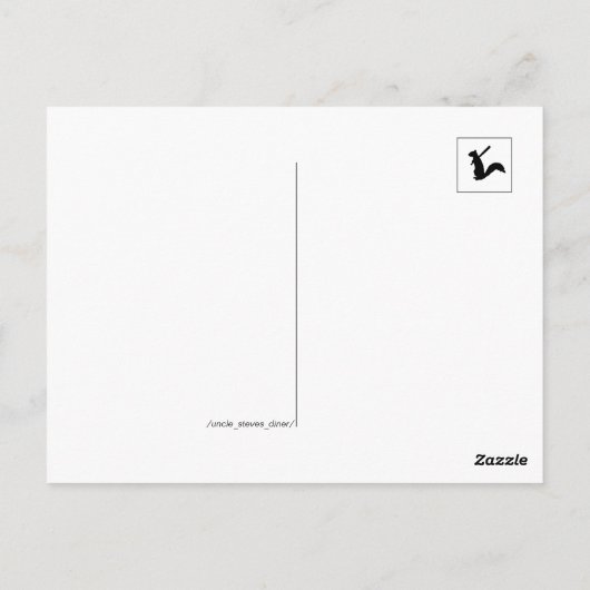 Vintager Kodachrome-Typ Postkarte (Rückseite)