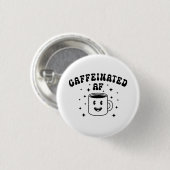 Vintager Koffeinat-AF Button (Vorne & Hinten)