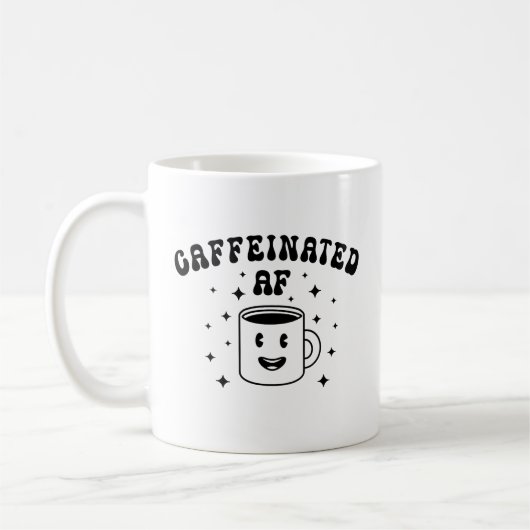 Vintager Koffeinat-AF Kaffeetasse (Links)