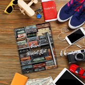 Vintager Koffer Wanderlust Notizblock