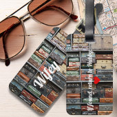 Vintager Koffer Wifey Wanderlust Funny Gepäckanhänger