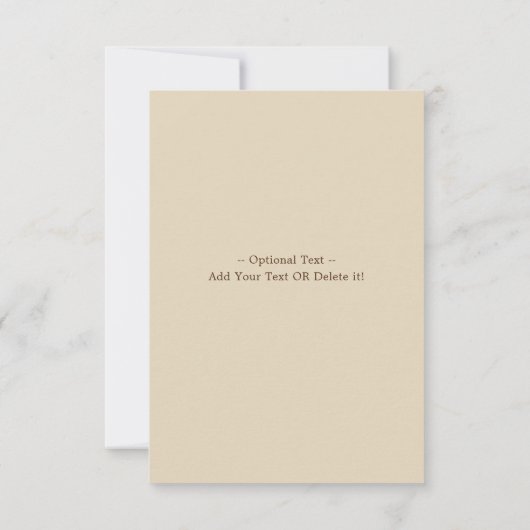 Vintager Koffer Wir haben Bewegung Ankündigung (Rückseite)