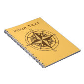 Vintager Kompass Notizblock (Rechte Seite)