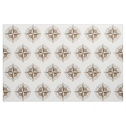 Vintager Kompass Stoff (Fat Quarter (45,7 x 55,9 cm))