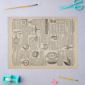 Vintager Kompasskatalog Seidenpapier (Basteln)