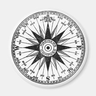Vintager Kompassmagnet des Seemannes Magnet