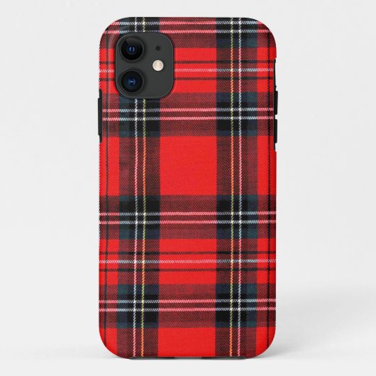 Vintager königlicher Tartan Case-Mate iPhone Hülle (Rückseite)