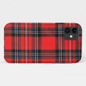 Vintager königlicher Tartan Case-Mate iPhone Hülle (Rückseite (Horizontal))