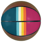 Vintager Kontrast Basketball (Vorderseite)