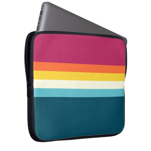 Vintager Kontrast Laptopschutzhülle (Vorne Rechts)