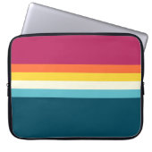 Vintager Kontrast Laptopschutzhülle (Vorderseite)