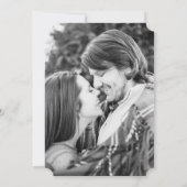 Vintager Kopfbrett | Save the Date Fotokarte (Rückseite)