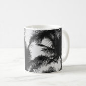 VINTAGER KOPFPALMBAUM KAFFEETASSE (VorderseiteRechts)