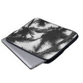 VINTAGER KOPFPALMBAUM LAPTOPSCHUTZHÜLLE (Vorne Knopf)