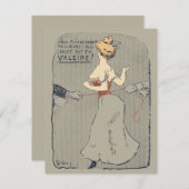 Vintager Korsetranggurt Einladung (Vorne/Hinten)