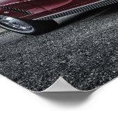 Vintager Korvettenmuskel Poster (Ecke)