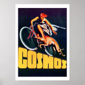 Vintager Kosmos Fahrradposter Poster (Vorne)
