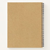 Vintager Kraftsackmittel Recipe Notizblock (Rückseite)