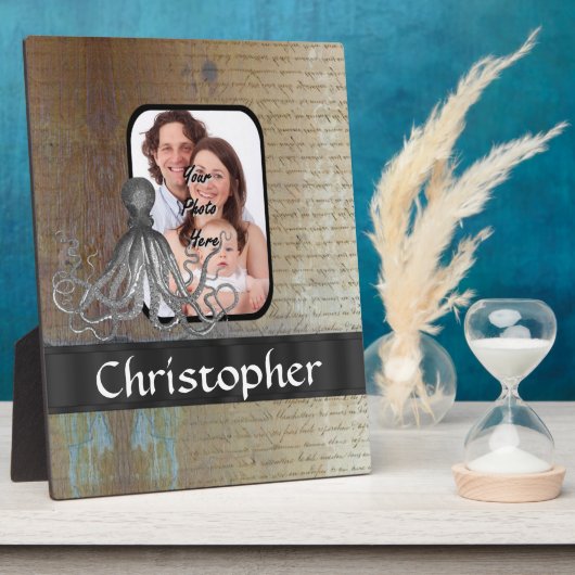 Vintager Kraken Fotoplatte (Seite)