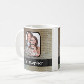 Vintager Kraken Kaffeetasse (Vorderseite Links)