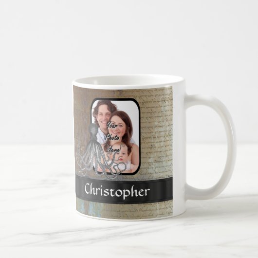 Vintager Kraken Kaffeetasse (Rechts)