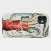Vintager Kraken-Kasten Case-Mate iPhone Hülle (Rückseite (Horizontal))