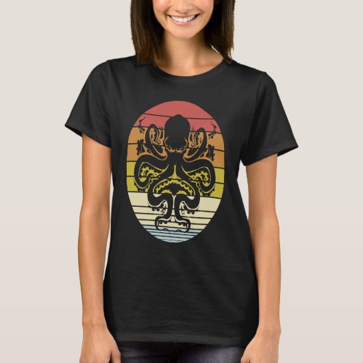 Vintager Kraken T-Shirt (Vorderseite)