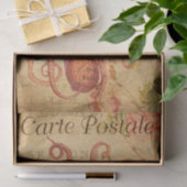 Vintager Kraken, Tintenfisch, Meerestier Französis Seidenpapier (Geschenk)