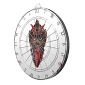 Vintager Krampus Dartscheibe (Vorderseite rechts)
