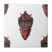 Vintager Krampus Fliese (Vorderseite)