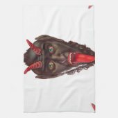 Vintager Krampus Geschirrtuch (Vertikal)
