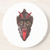 Vintager Krampus Getränkeuntersetzer (Vorne)