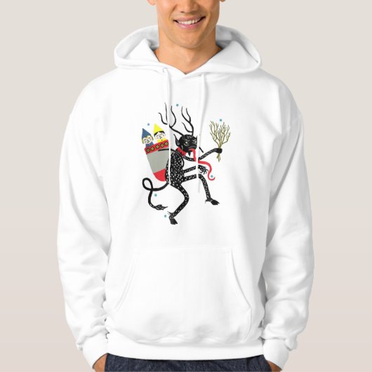 Vintager Krampus Hoodie (Vorderseite)