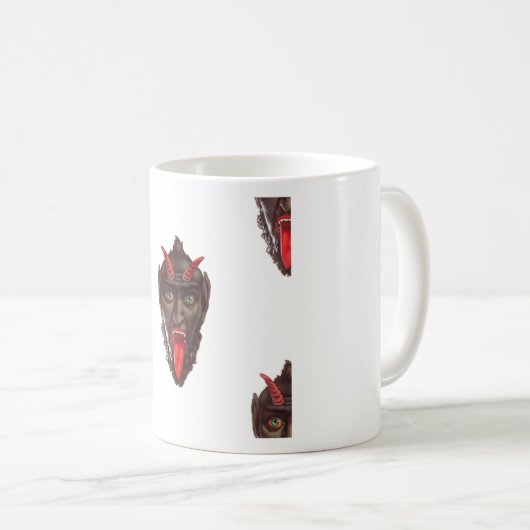 Vintager Krampus Kaffeetasse (VorderseiteRechts)