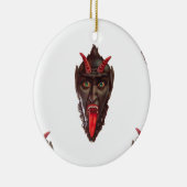 Vintager Krampus Keramik Ornament (Rechts)