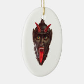 Vintager Krampus Keramikornament (Rechts)
