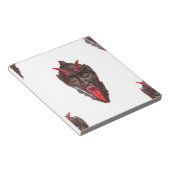 Vintager Krampus Notizblock (angewinkelt)
