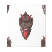 Vintager Krampus Notizblock (Vorderseite)