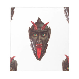 Vintager Krampus Notizblock