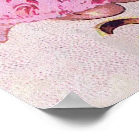 Vintager Krampus Poster (Ecke)