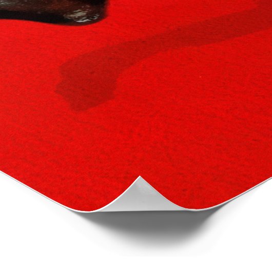 Vintager Krampus Poster (Ecke)